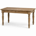 Table rectangulaire en bois de chêne 120x60x75 cm