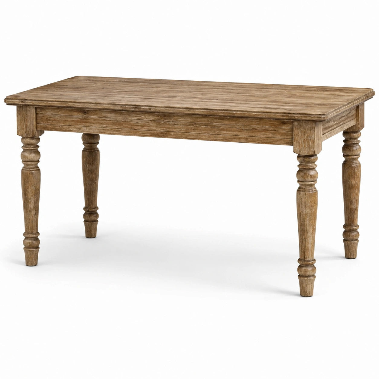 Table rectangulaire en bois de chêne 120x60x75 cm